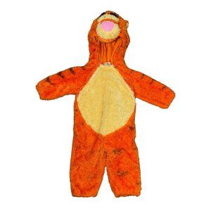 Disney Winnie the Pooh Tigger Costume Infant 24 Mo One Piece Halloween Hooded